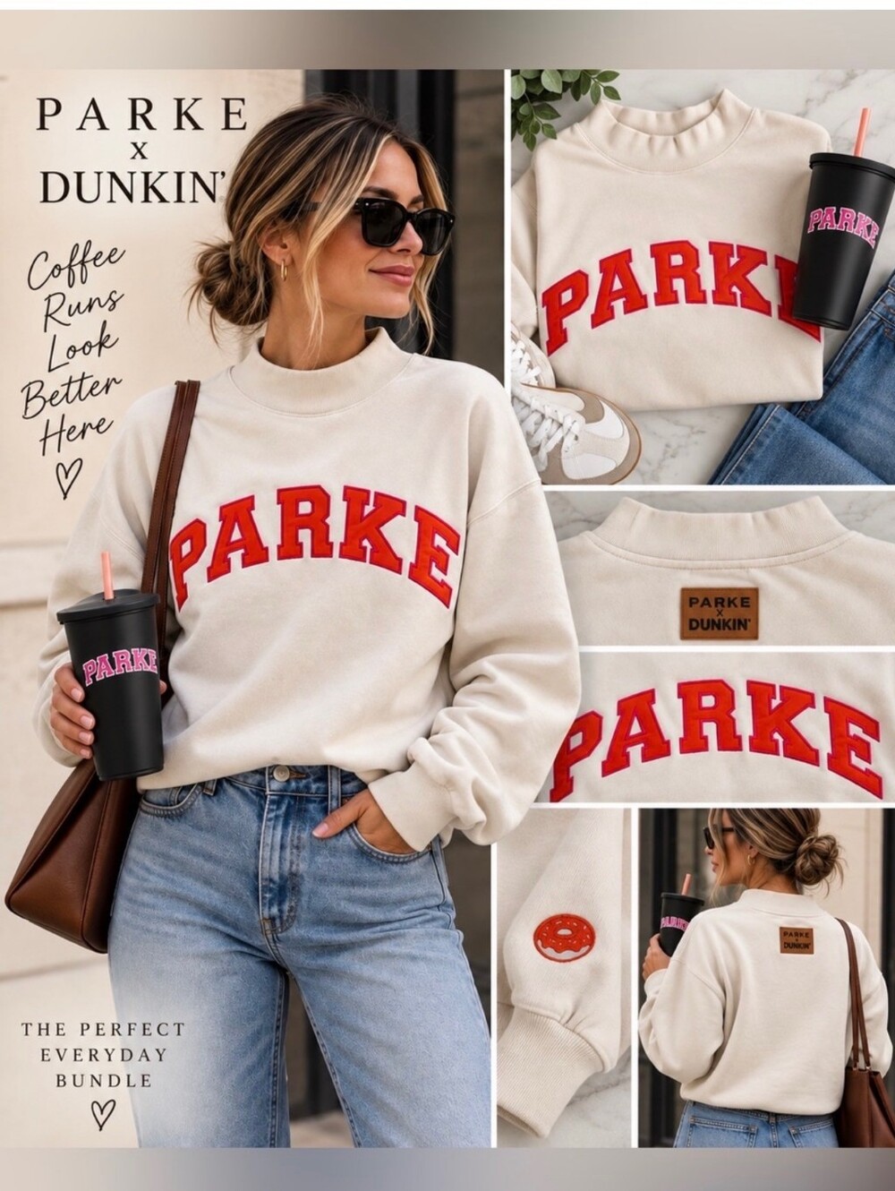The Parke x Dunkin Donuts Daydream Refresher Crewneck